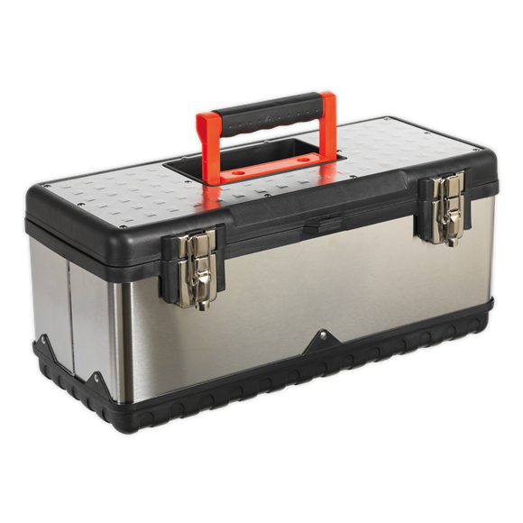 Sealey AP505S Stainless Steel Toolbox 505mm with Tote Tray