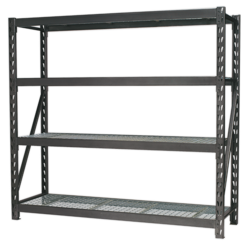 Sealey AP6572 Heavy-Duty Racking Unit with 4 Mesh Shelves 640kg Capacity Per Level 1956mm
