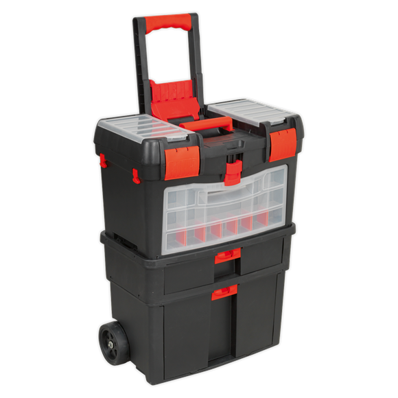 Sealey AP850 Mobile Toolbox with Tote Tray & Removable Assortment Box