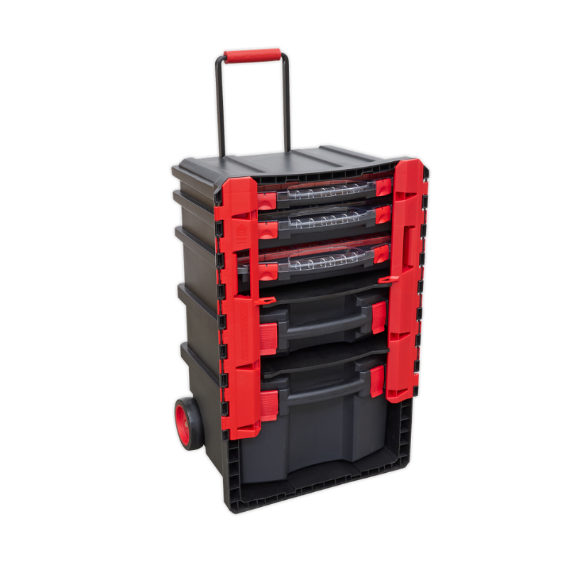 Sealey AP860 Professional Mobile Toolbox with 5 Removable Storage Cases