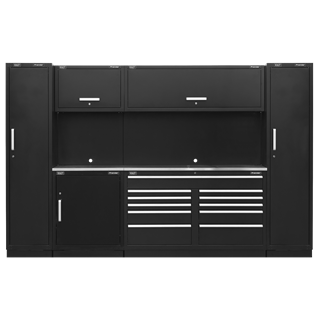 Sealey APMSCOMBO7SS Premier™ Storage System with Stainless Worktop 3.55m