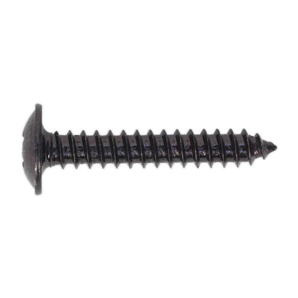 Sealey BST4225 Self Tapping Screw 4.2 x 25mm Flanged Head Black Pozi Pack of 100