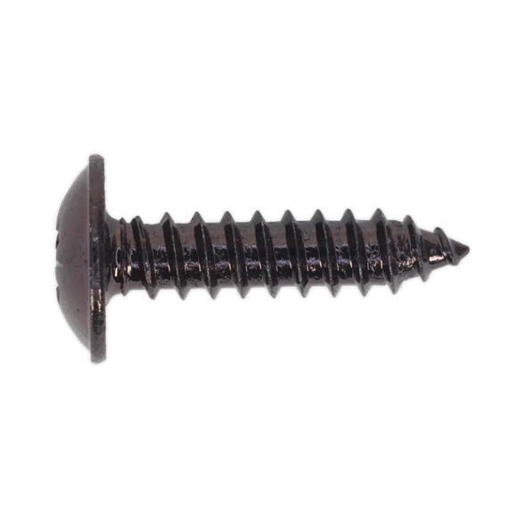 Sealey BST4819 Self Tapping Screw 4.8 x 19mm Flanged Head Black Pozi Pack of 100