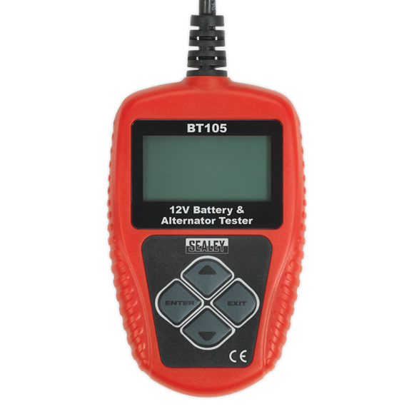 Sealey BT105 Digital Battery & Alternator Tester 12V