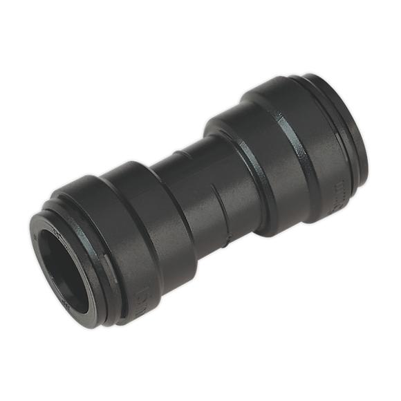 Sealey CAS15SC Straight Connector Ø15mm Pack of 5 (John Guest Speedfit® - PM0415E)
