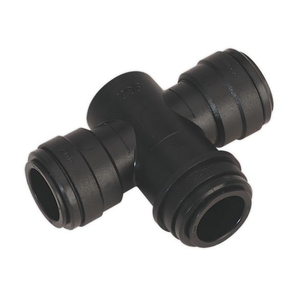 Sealey CAS22WTT Equal Water Trap Tee 22mm (John Guest Speedfit® - PMTT22E)