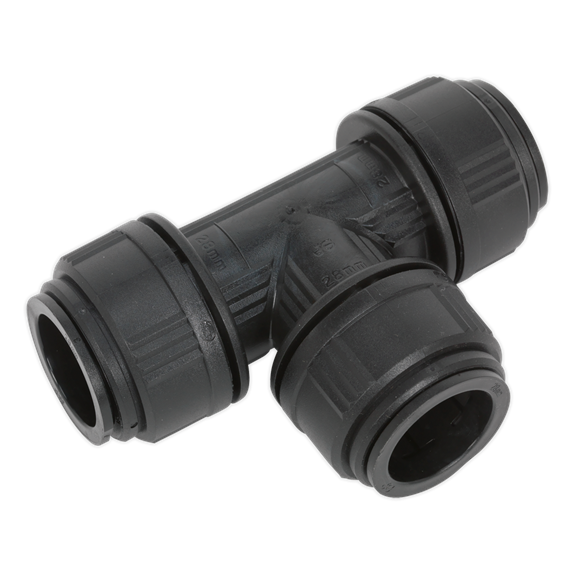 Sealey CAS28ET Equal Tee Ø28mm Pack of 5 (John Guest Speedfit® - PM0228E)