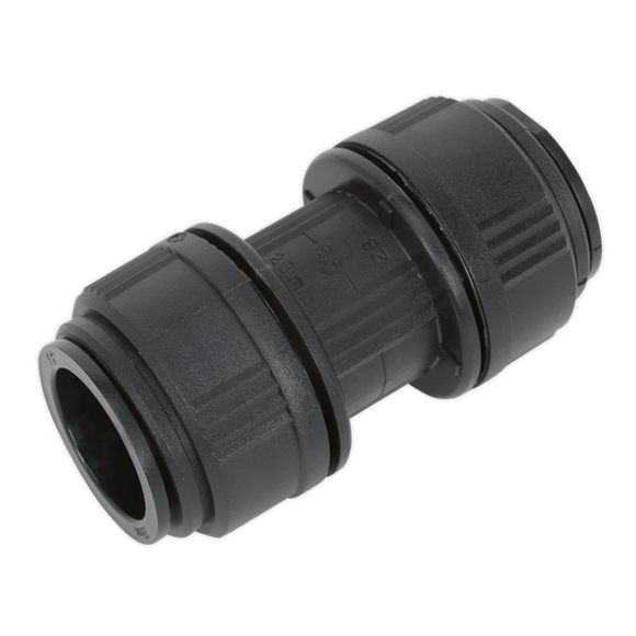 Sealey CAS28SC Straight Connector Ø28mm Pack of 5 (John Guest Speedfit® - PM0428E)