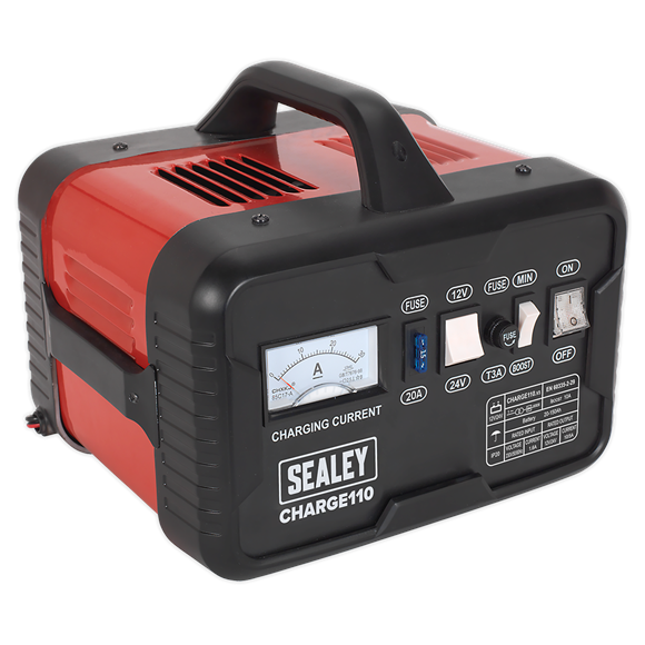 Sealey CHARGE110 Battery Charger 14Amp 12V/24V 230V