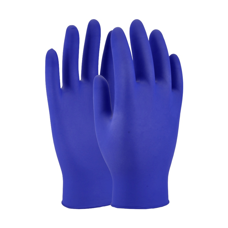 Disposable Nitrile Cobalt Powder-Free Gloves, Large (100 Pack)