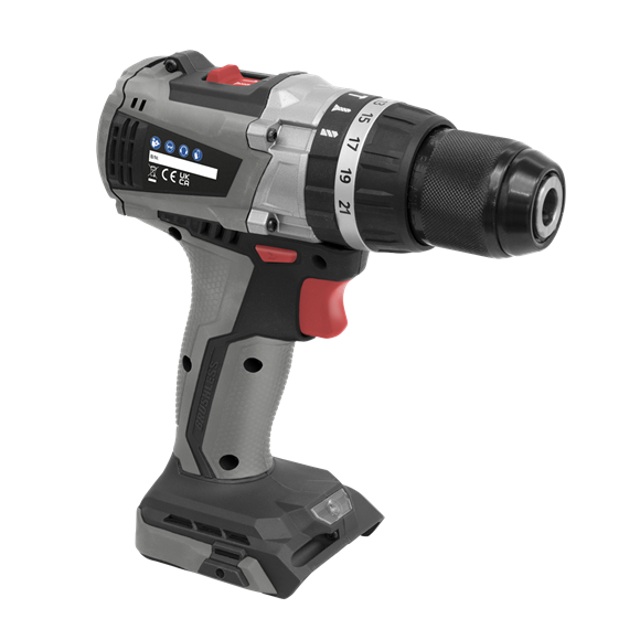 Sealey CP20VDDX Brushless Hammer Drill/Driver Ø13mm 20V - Body Only