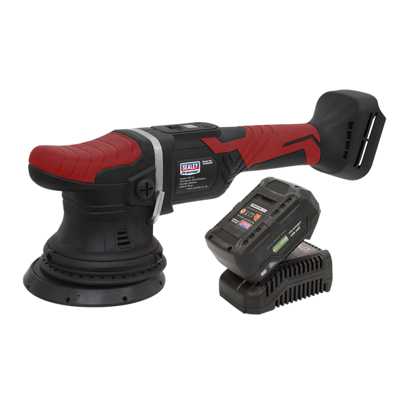 Sealey CP20VOPKIT Cordless Orbital Polisher Kit 20V Ø125mm