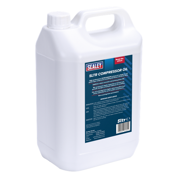 Sealey CPO/5 Compressor Oil 5L