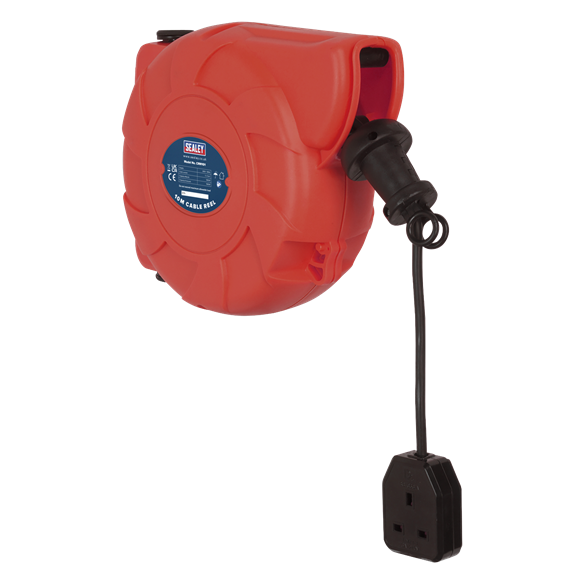 Sealey CRM101 Cable Reel System Retractable 10m 1 x 230V Socket