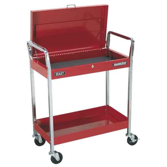 Sealey CX104 Trolley 2-Level Heavy-Duty with Lockable Top