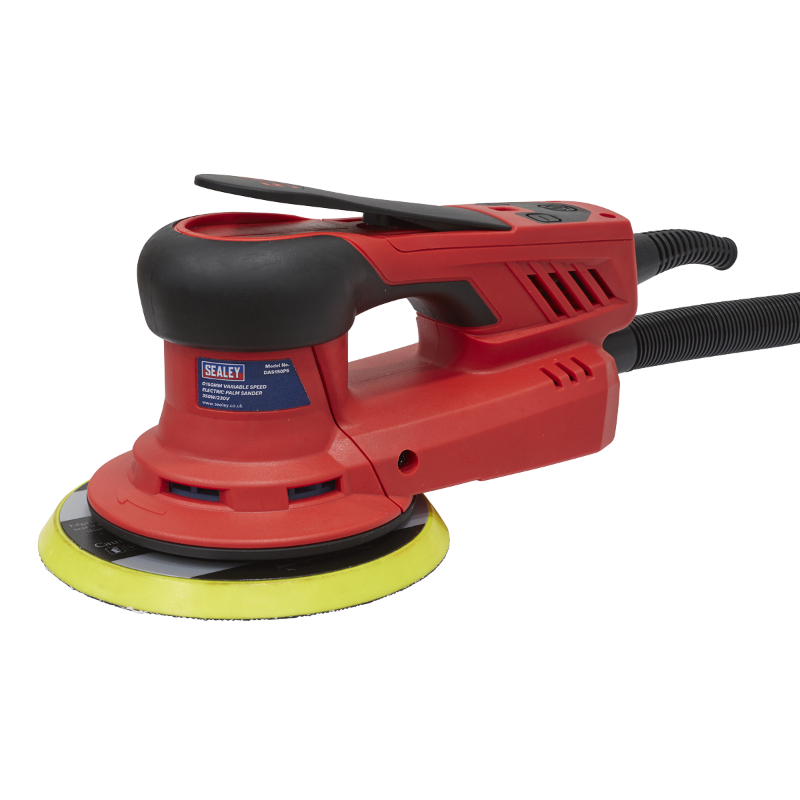 Sealey DAS150PS Electric Palm Sander Ø150mm Variable Speed 350W/230V
