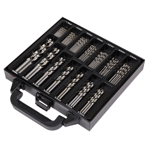 Sealey DBS99FG Drill Bit Set Fully Ground 99pc