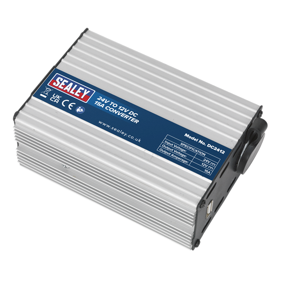 Sealey DC2412 Converter 24V to 12V DC 15A