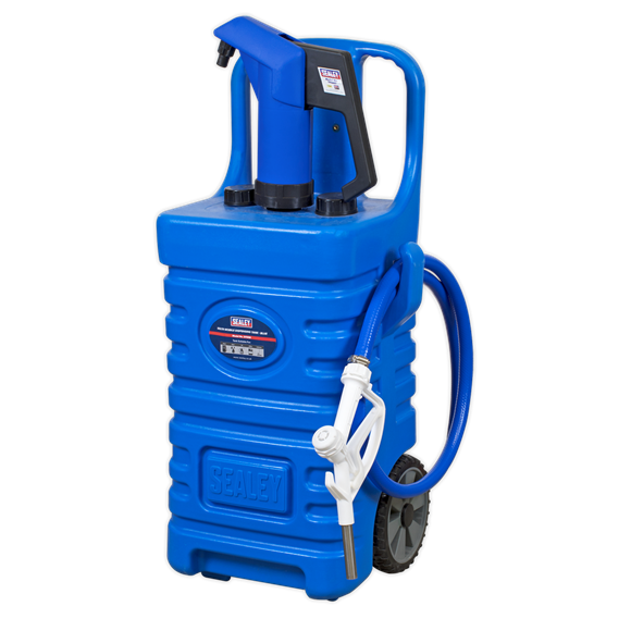 Sealey DT55BCOMBO1 Mobile Dispensing Tank 55L with AdBlue Pump - Blue