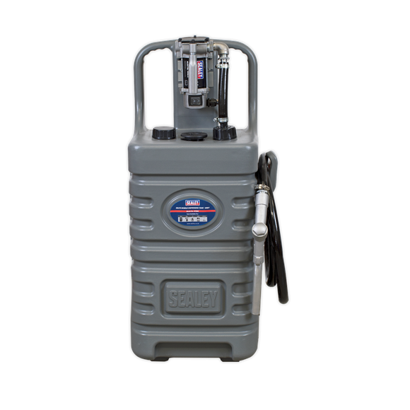 Sealey DT55GCOMBO1 Mobile Dispensing Tank 55L with Diesel Pump - Grey