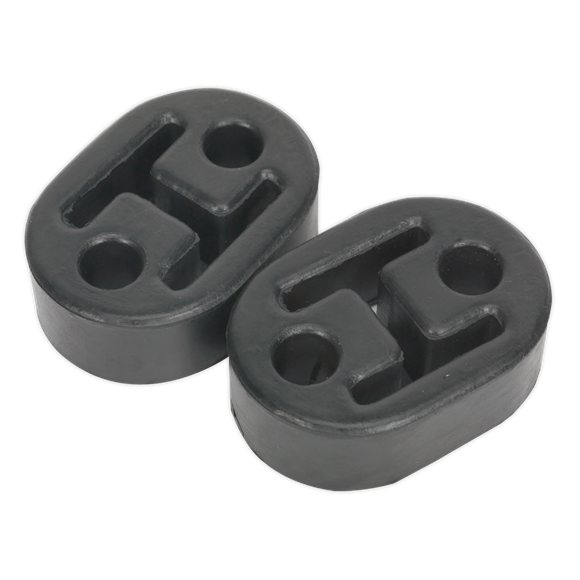 Sealey EX02 Exhaust Mounting Rubbers L60 x D41 x H20 (Pack of 2)