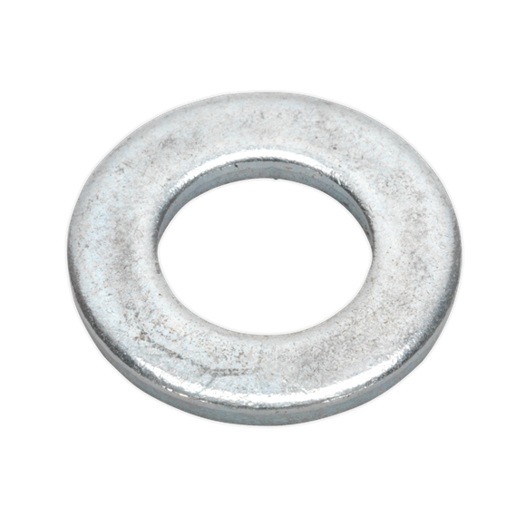 Sealey FWA1224 Flat Washer DIN 125 M12 x 24mm Form A Zinc Pack of 100