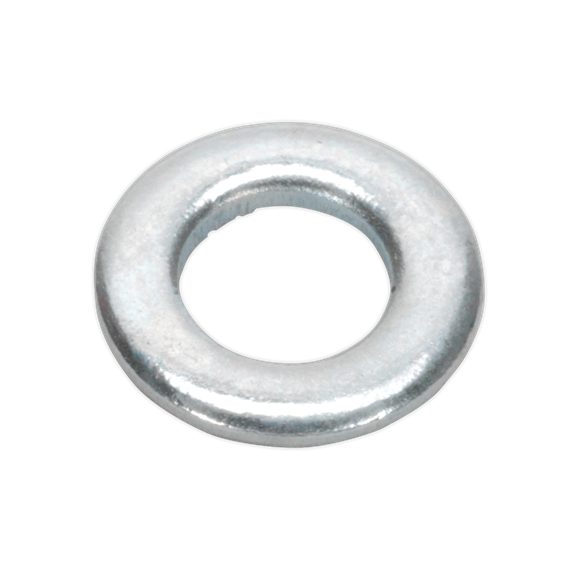 Sealey FWA510 Flat Washer DIN 125 - M5 x 10mm Form A Zinc Pack of 100