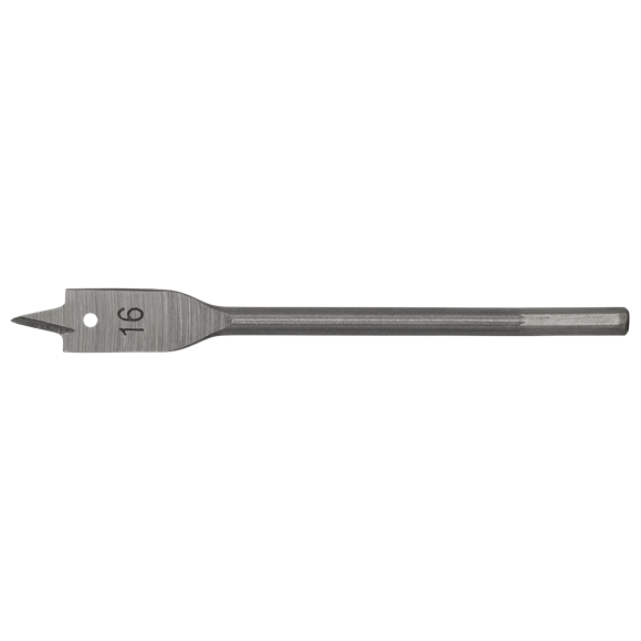 Sealey FWB16 Flat Wood Bit Ø16mm x 152mm
