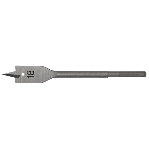 Sealey FWB18 Flat Wood Bit Ø18mm x 152mm