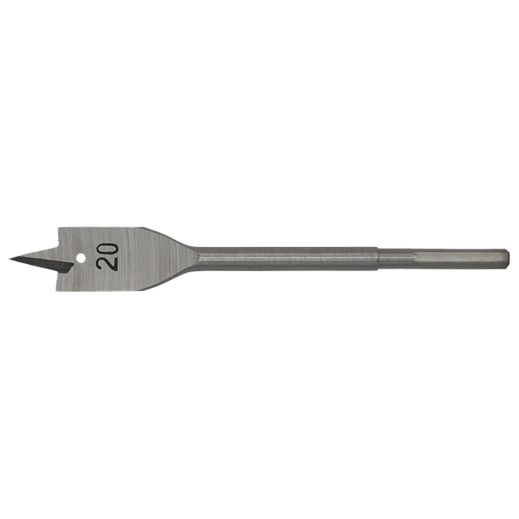 Sealey FWB20 Flat Wood Bit Ø20mm x 152mm