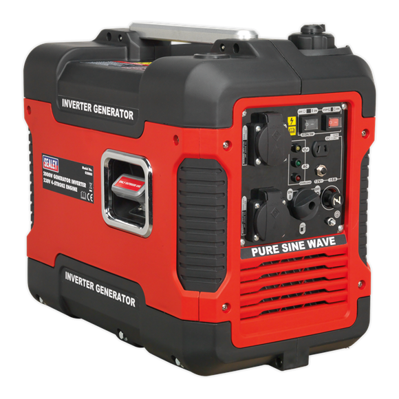 Sealey G2000I Inverter Generator 2000W 230V 4-Stroke Engine