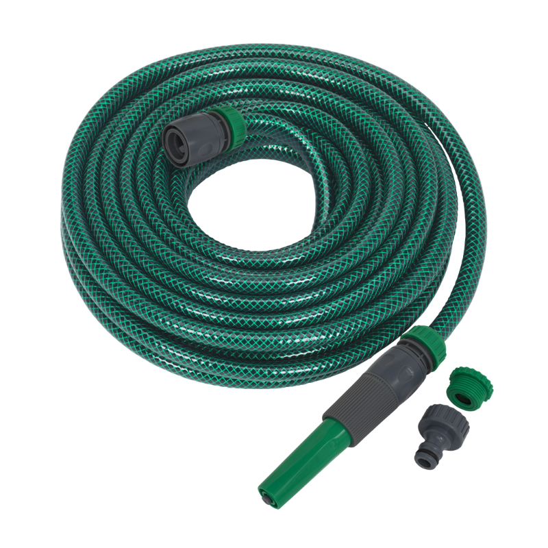 Sealey GH15R/12 Water Hose 15m with Fittings