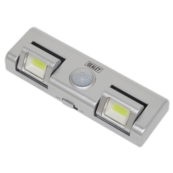 Sealey GL93 Auto Light 1W COB LED with PIR Sensor 3 x AA Cell