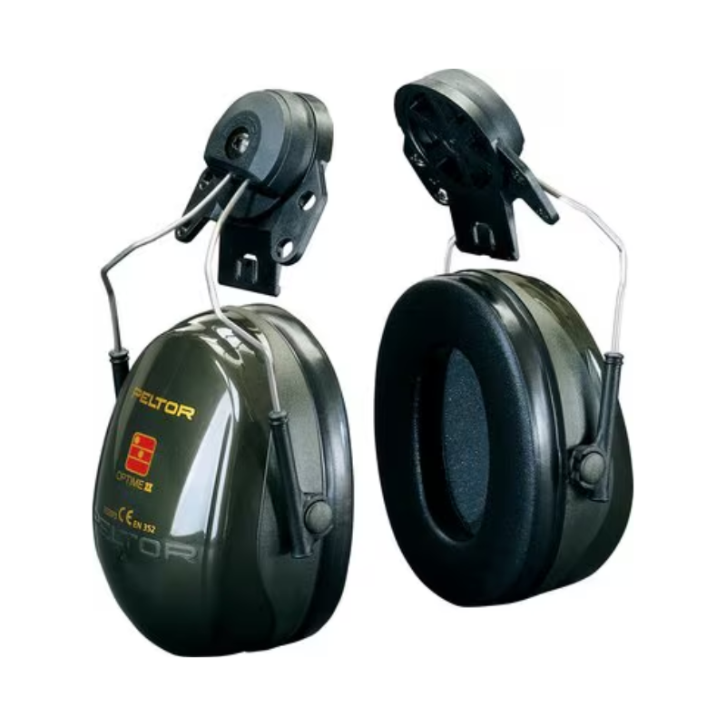 3M PELTOR Optime II Ear Defenders, 30 dB, Green, Helmet Mounted attachment, H520P3B-410-GQ