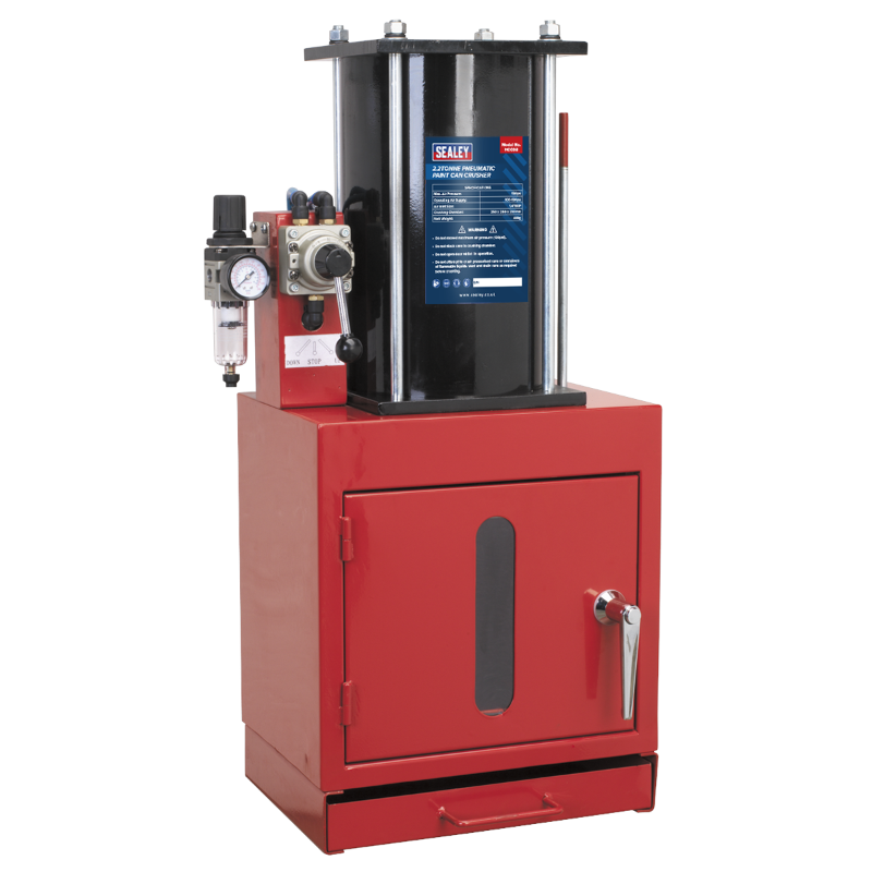 Sealey Pneumatic Paint Can Crusher 2.2tonne