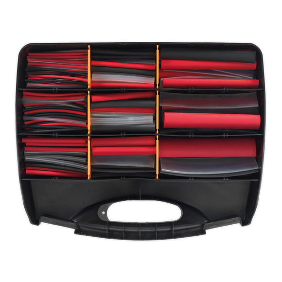 Sealey HSTAL261MC Heat Shrink Tubing Assortment 261pc Mixed Colours Adhesive Lined 100 & 150mm