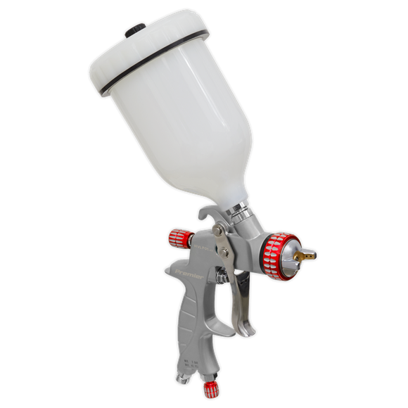 Sealey HVLP01 HVLP Gravity Feed Spray Gun 1.3mm Set-Up