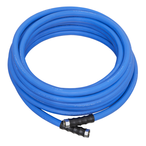 Sealey HWH30M Hot & Cold Rubber Water Hose Hex Ø19mm 30m Heavy-Duty