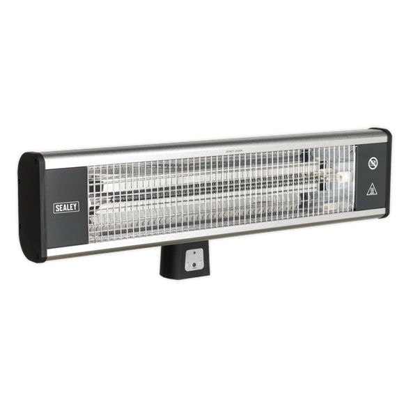 Sealey IWMH1809R High Efficiency Carbon Fibre Infrared Wall Heater 1800W/230V