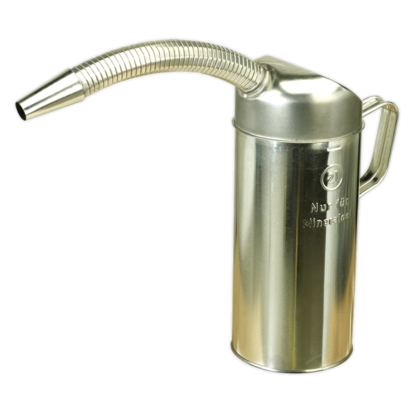 Sealey JM2F Measuring Jug Metal with Flexible Spout 2L