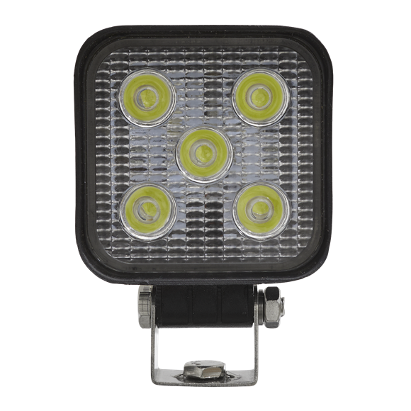 Sealey LED2S Mini Square Work Light with Mounting Bracket 15W SMD LED
