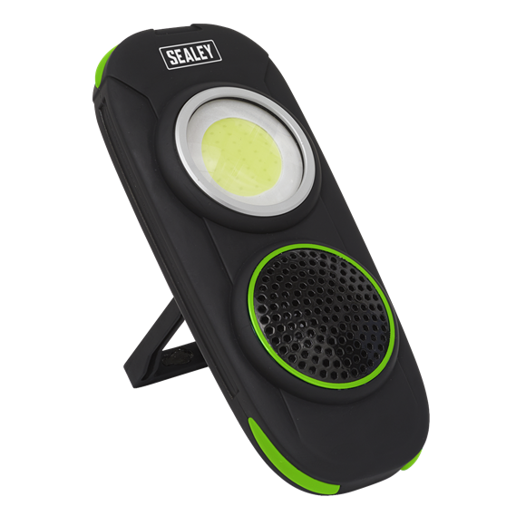Sealey LED50WS Rechargeable Torch with Wireless Speaker 10W COB LED