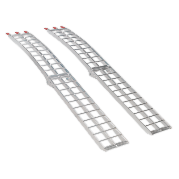Sealey LR680 Aluminium Loading Ramps 680kg Capacity per Pair