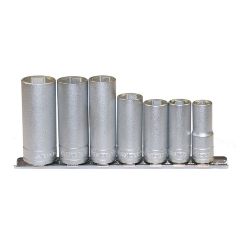 Teng M3807 Socket Clip Rail Set of 7 Metric 3/8in Drive