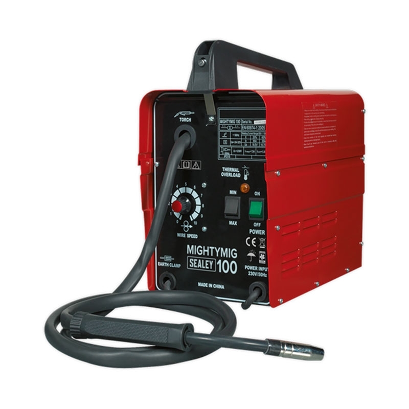 Sealey MIGHTYMIG100 No-Gas MIG Welder 100Amp 230V