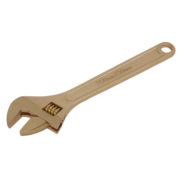 Sealey NS067 Adjustable Wrench 250mm - Non-Sparking