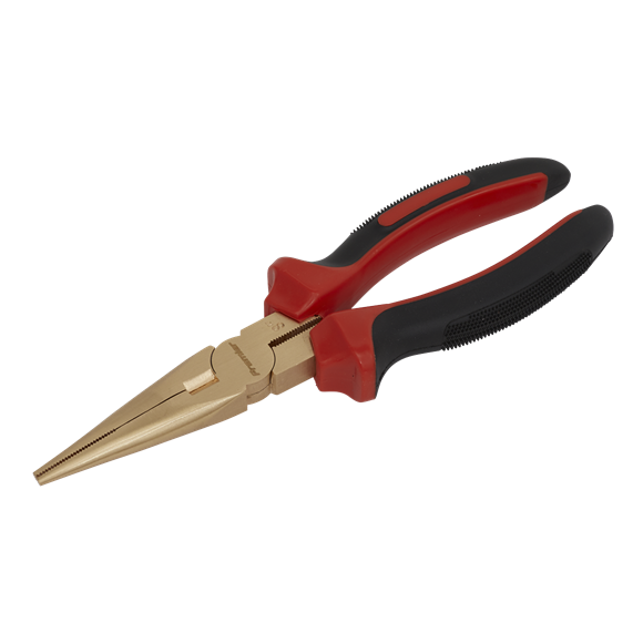 Sealey NS075 Long Nose Pliers 200mm - Non-Sparking