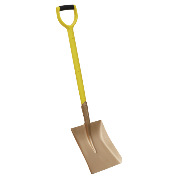 Sealey NS106 Square Shovel 240 x 418 x 990mm - Non-Sparking