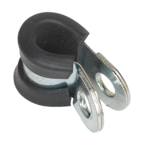 Sealey PCJ8 P-Clip Rubber Lined Ø8mm Pack of 25