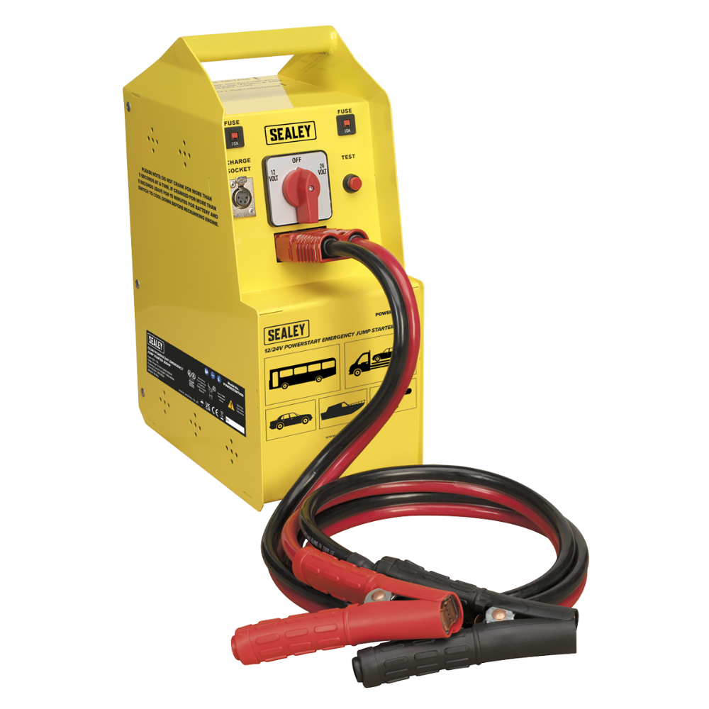 Sealey POWERSTART900 PowerStart Emergency Jump Starter 900hp Start 12/24V